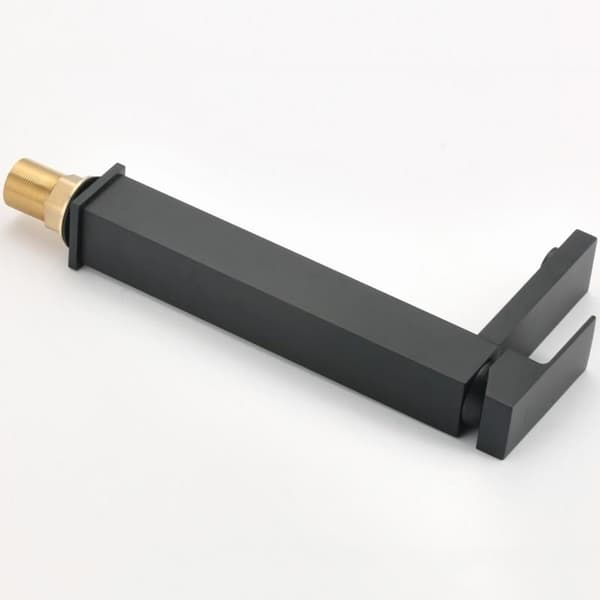 Moderne Sort Badeværelseshane med Vandbesparende Teknologi - Holdbar Matte Finish til Husejere & Designere