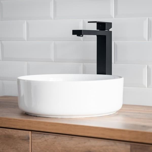Moderne Sort Badeværelseshane med Vandbesparende Teknologi - Holdbar Matte Finish til Husejere & Designere