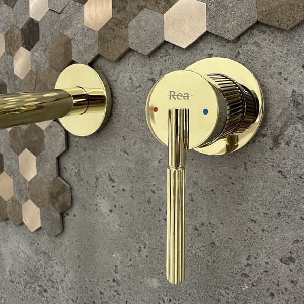 BLANDINGSBATTERI TIL SKJULT INSTALLATION REA ARGON JS-622704G GOLD