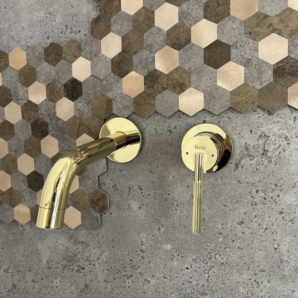 BLANDINGSBATTERI TIL SKJULT INSTALLATION REA ARGON JS-622704G GOLD
