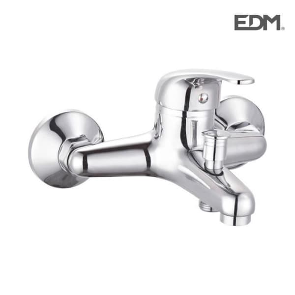 Engrepps infälld badkarsblandare - GREENICE - E3-01162 - Färg Grå - Material Mässing och Zink
