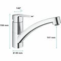 Pikkukuva 4 / 5: Sekoitushana Grohe Start Eco