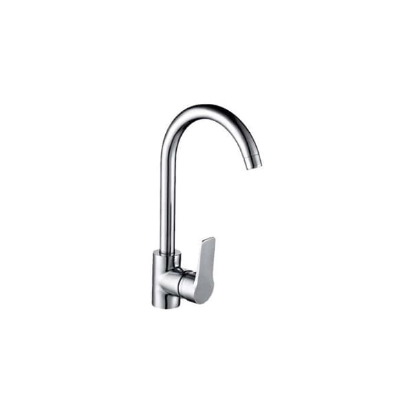 Engrepps vaskblandare. Näbb hög. [E3-01140] Chrome