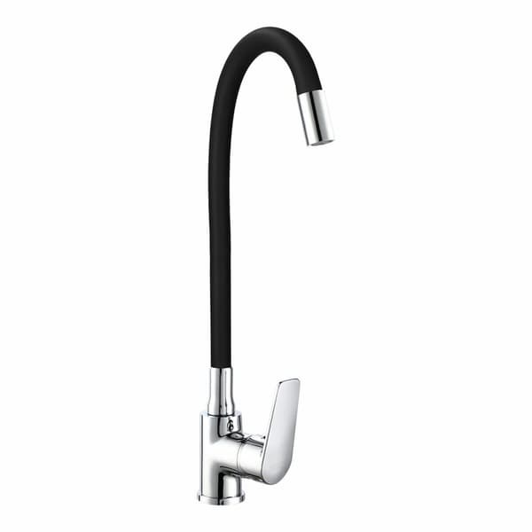 Blander EDM 01155 Baiona Svart Messing Sink Fleksibel Kjøkken