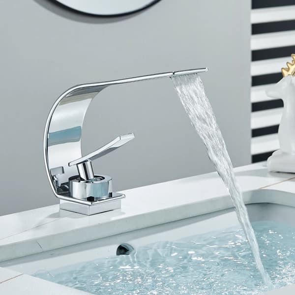 Basinarmatur, Rustfrit Stål Konstruktion, Enkelt Håndtag Design,Chrome B