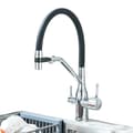 Miniatyrbillede 1 af 2: Filtered Kitchen Faucet, 360° Drej, Dobbelt Spraytilstand,Krom