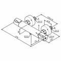 Miniatyrbilde 2 av 3: Damixa Silhouet Dusjbatteri