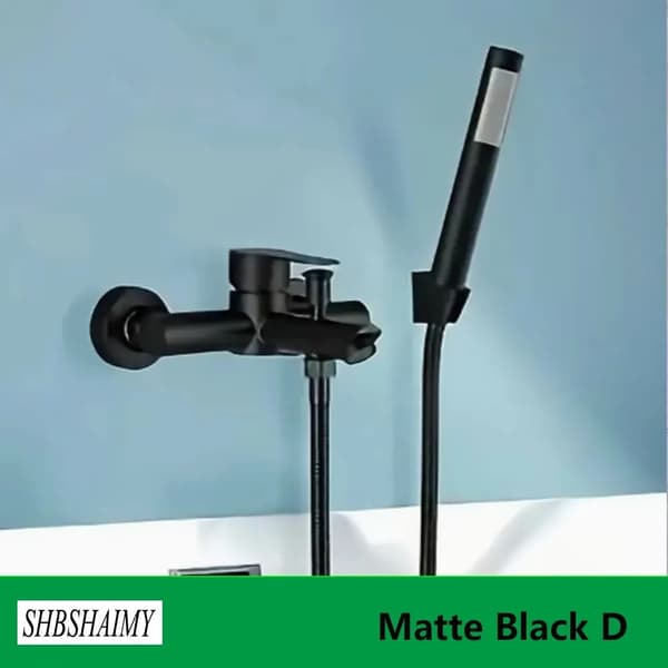 Termostatisk Badkran, Enhandsgrepp Design, Modern Stil,mattsvart D