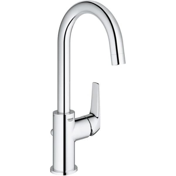 Badrumskran - GROHE Start Flow - Engreppsblandare - Storlek L - Krom - Vattensparande - 23811000