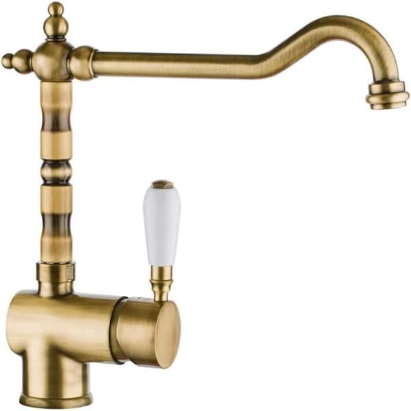 Mélangeur Plados MIXOLD Old Fashion med svängbar spout och sidoreglering - Antik brons