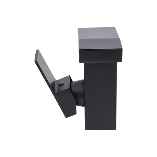 Badeværelsesvaskarmatur med LED-display, moderne design, justerbar vandtemperatur,sort, G3/8