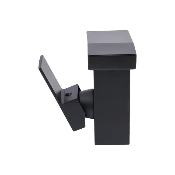 Badeværelsesvaskarmatur med LED-display, moderne design, justerbar vandtemperatur,sort, G3/8
