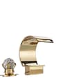 Miniatyrbillede 1 af 2: Luksus Vaskeskuffe, Dobbelt Håndtag, Moderne Design,Guld A