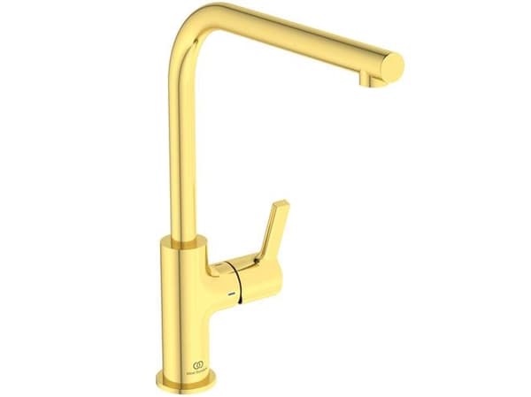 IDEAL STANDARD Gusto - köksblandare 105x232x327 mm i borstat guld - EasyFix+, FirmaFlow, FirmaFlow, PVD Teknololgi