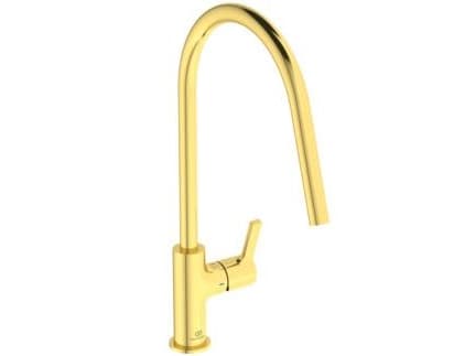 IDEAL STANDARD Gusto - köksblandare 105x232x327 mm i borstat guld - EasyFix+, FirmaFlow, FirmaFlow, PVD Teknololgi