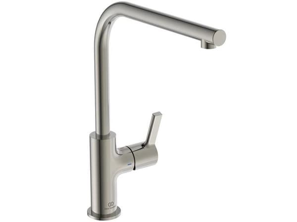IDEAL STANDARD Gusto - køkkenarmatur 105x232x327 mm i silver storm - EasyFix+, FirmaFlow, FirmaFlow, PVD Teknololgi