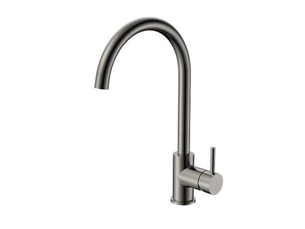Blue Label køkkenarmatur med 275 mm høj C tud - gun metal