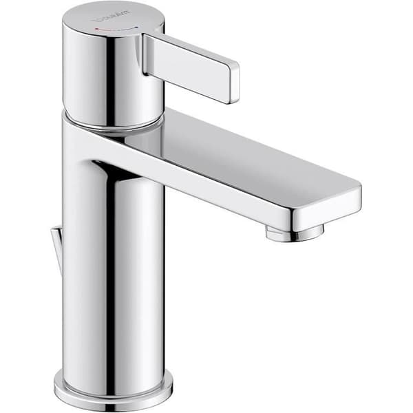 Duravit D-Neo Blandare för handfat Storlek M utloppshöjd 110 mm med sträng och avloppssats FreshStart ch