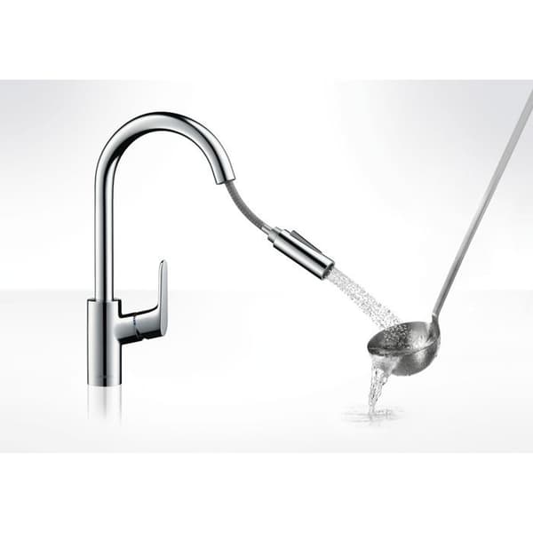 Diskblandare C pip med utdragbar spray FOCUS M41 - HANSGROHE - 31850000