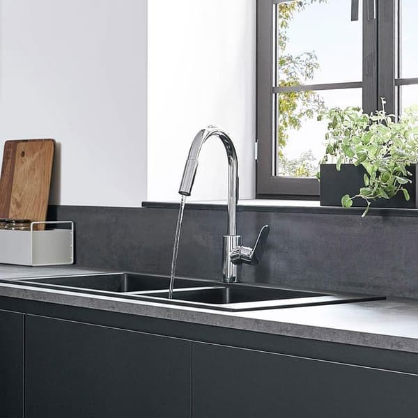 Diskblandare C pip med utdragbar spray FOCUS M41 - HANSGROHE - 31850000