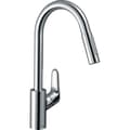 Miniatyrbild 2 av 6: Diskblandare C pip med utdragbar spray FOCUS M41 - HANSGROHE - 31850000