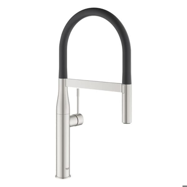 Mixertapp - GROHE - Essence - SuperSteel - Svängbar pip - 360° rotation
