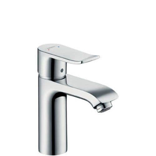 Hansgrohe 31074000 7919864 Metris Blandelement för handfat med enkel spak och ett 110 mm kromad avloppsdel -
