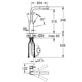 Miniatyrbild 2 av 4: Grohe Essence Engrepps vaskblandare (30270DA0)