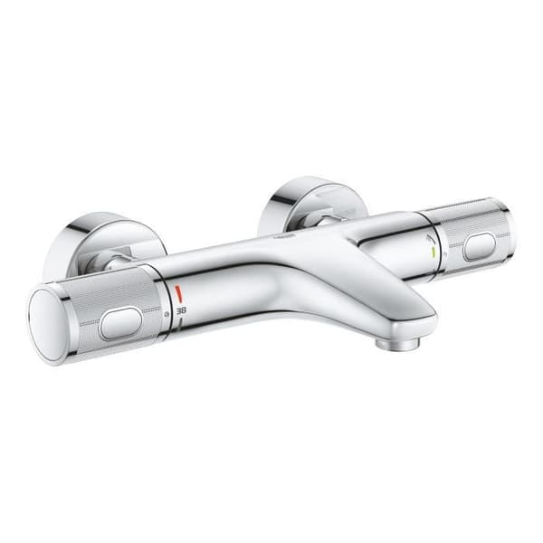 GROHE Precision Feel termostatisk duschblandare, väggmontering, temperaturindikator, integrerade filter, krom, 34788000