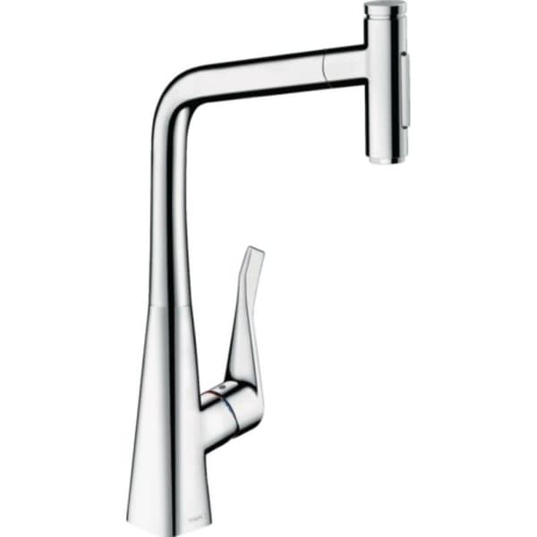 Kökskran med spray Metris Select M71 320 sBox 2 jets krom 73816000