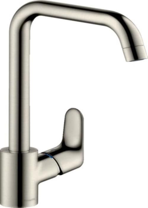Blandare för diskho med hög pip i rektangulär form FOCUS M41 - Kökblandare Focus M41 260 1 stråle förkromad - 31820000