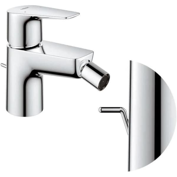 GROHE Start Edge engrepps bidéblandare - Waste Pull - Ekonomisk vattenluftare - Krom