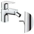 Miniatyrbild 6 av 6: GROHE Start Edge engrepps bidéblandare - Waste Pull - Ekonomisk vattenluftare - Krom