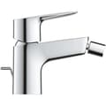 Miniatyrbild 2 av 6: GROHE Start Edge engrepps bidéblandare - Waste Pull - Ekonomisk vattenluftare - Krom