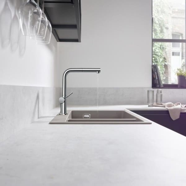 HANSGROHE Talis M54 köksblandare med utdragbar 1-stråle kromspray