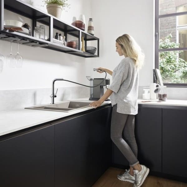HANSGROHE Talis M54 köksblandare med utdragbar 1-stråle kromspray