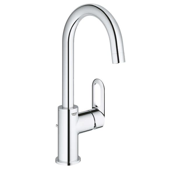 GROHE Bauloop 23763000 Tvättställsblandare - Metallisk kontrollspak - 28 mm keramisk patron - Krom