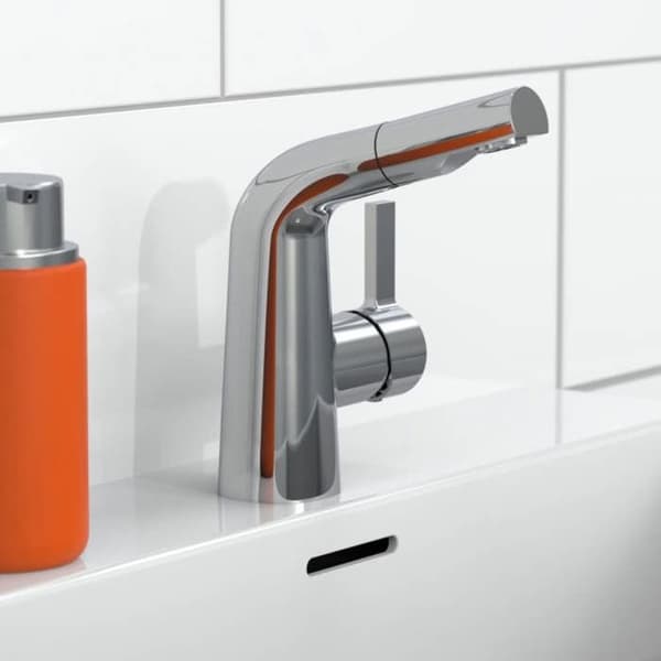 EISL COOL tvättställsblandare med utdragbar spray krom, tvättställsblandare, badrumsblandare, kran 446492