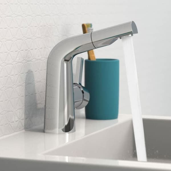EISL COOL tvättställsblandare med utdragbar spray krom, tvättställsblandare, badrumsblandare, kran 446492