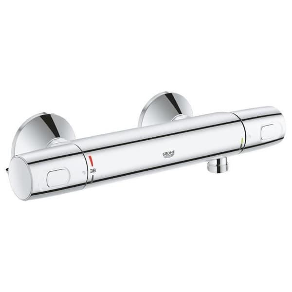 GROHE Precision Trend termostatisk duschblandare, väggmontering, skållningsskydd, 1/2" gänganslutning, krom, 34229002