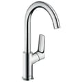 Miniatyrbild 1 av 5: Tvättställsblandare hög svängbar pip 120° - Hansgrohe Logis 210 - Krom