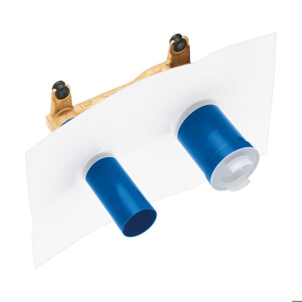 Inbyggd kropp för enhandsgrepp - Grohe - Messing - 2 hål
