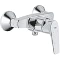 Miniatyrbild 1 av 4: GROHE Start Flow engrepps duschblandare, väggmontering, gängad anslutning för 1/2" slang, metallrosetter ingår, 23771000
