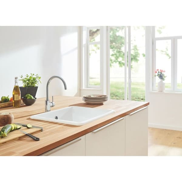 Diskbänksblandare - GROHE - CONCETTO - Svängbar - Krom - Vattenbesparande