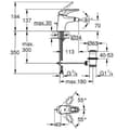 Miniatyrbild 2 av 2: Grohe - Engrepps bidéblandare storlek S Eurostyle - 33565003