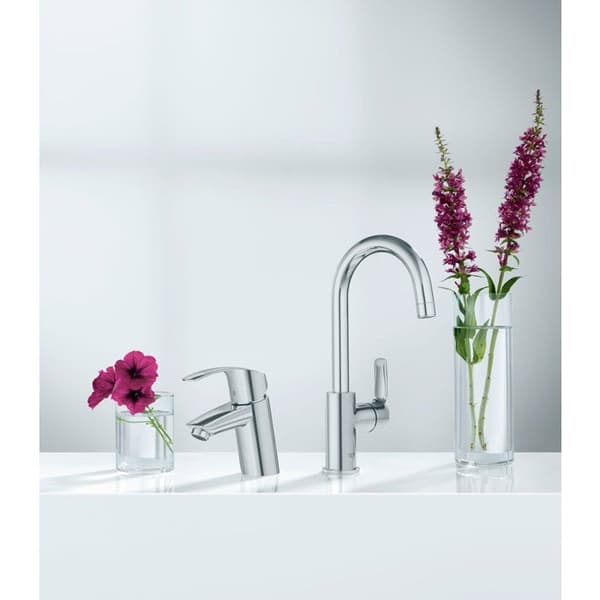 GROHE EUROSMART handfatskran - Enkelt hål - Krom - Vattenbesparande