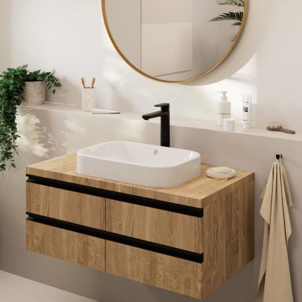 Blandningskran HANSGROHE Vernis Blend 190 utan avstängning eller bottenventil svart matt