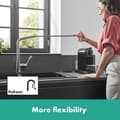 Miniatyrbild 4 av 6: Metris Hansgrohe engreppsblandare för diskbänk med utdragbar spray. Utrusta dig själv med kranarna som du måste ha.