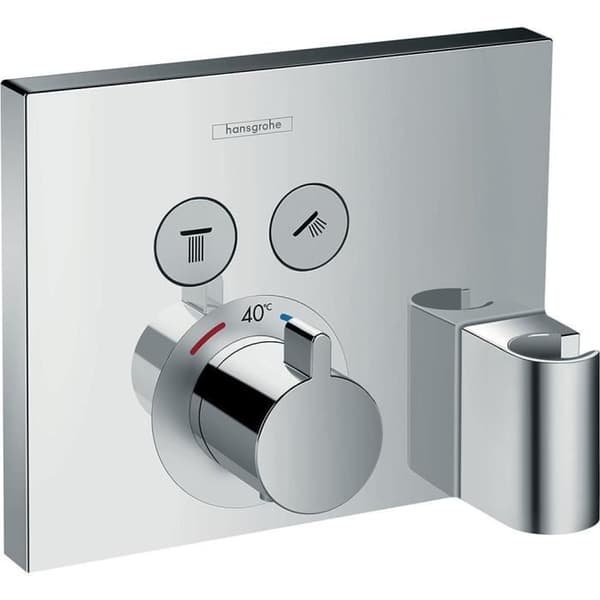 Färdigställningsset - hansgrohe - ShowerSelect - Inbyggd installation - 2 utgångar - Flöde 26 l/min