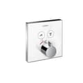 Miniatyrbild 1 av 2: Glaslist för dold ShowerSelect E termostatblandare med 2 funktioner Hansgrohe Vit/Krom